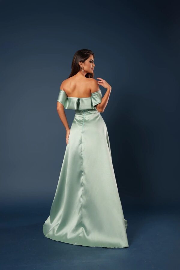 VESTIDO DE FESTA LONGO TENDÊNCIA ZIBELINE COM LAÇO FASHIONISTA RAVENA - Image 2
